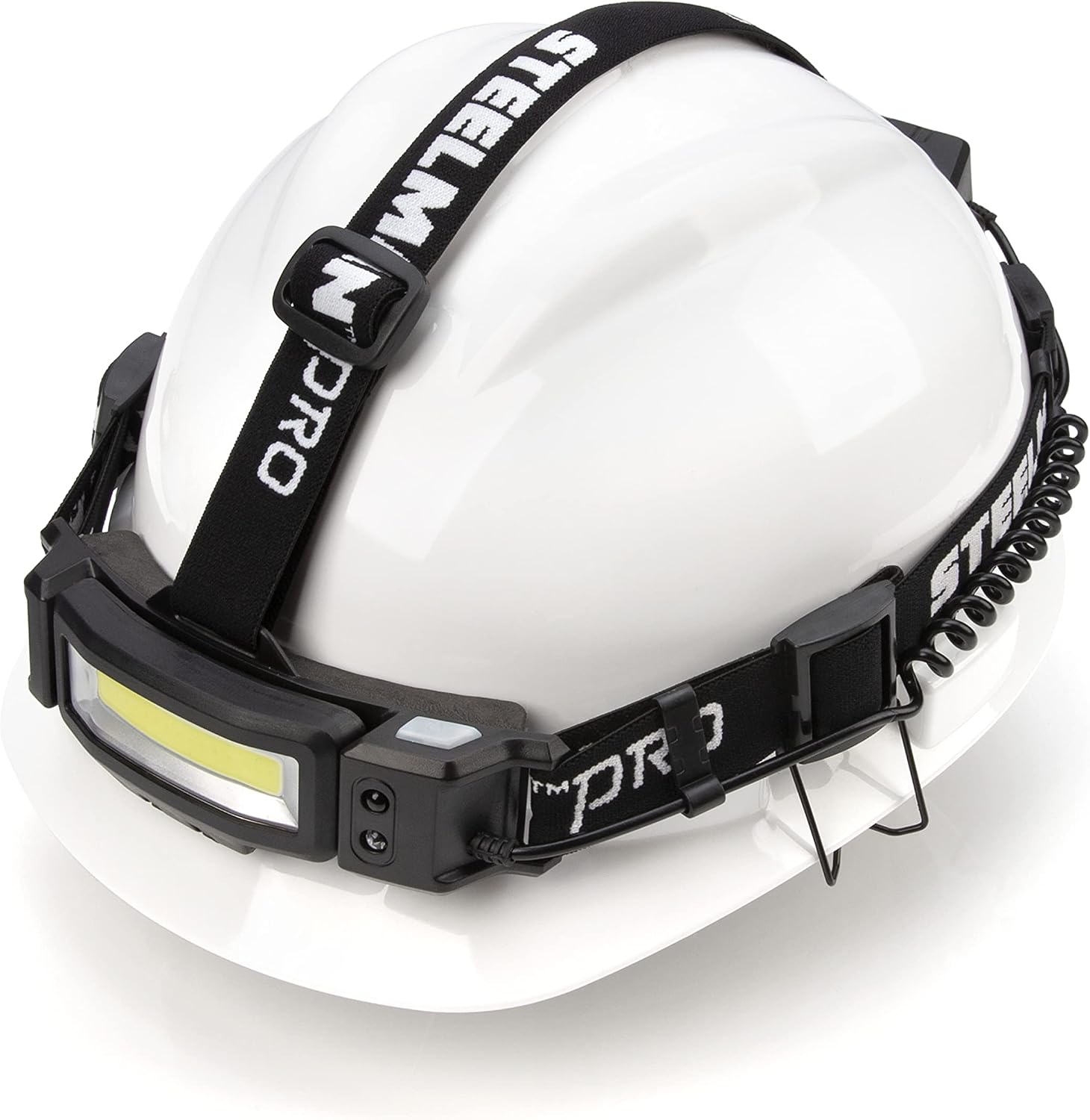 Steelman Pro Slim Profile Motion-Sensing COB LED Headlamp, 200 Lumen, Rear-Facing Safety Light, Pivoting Head