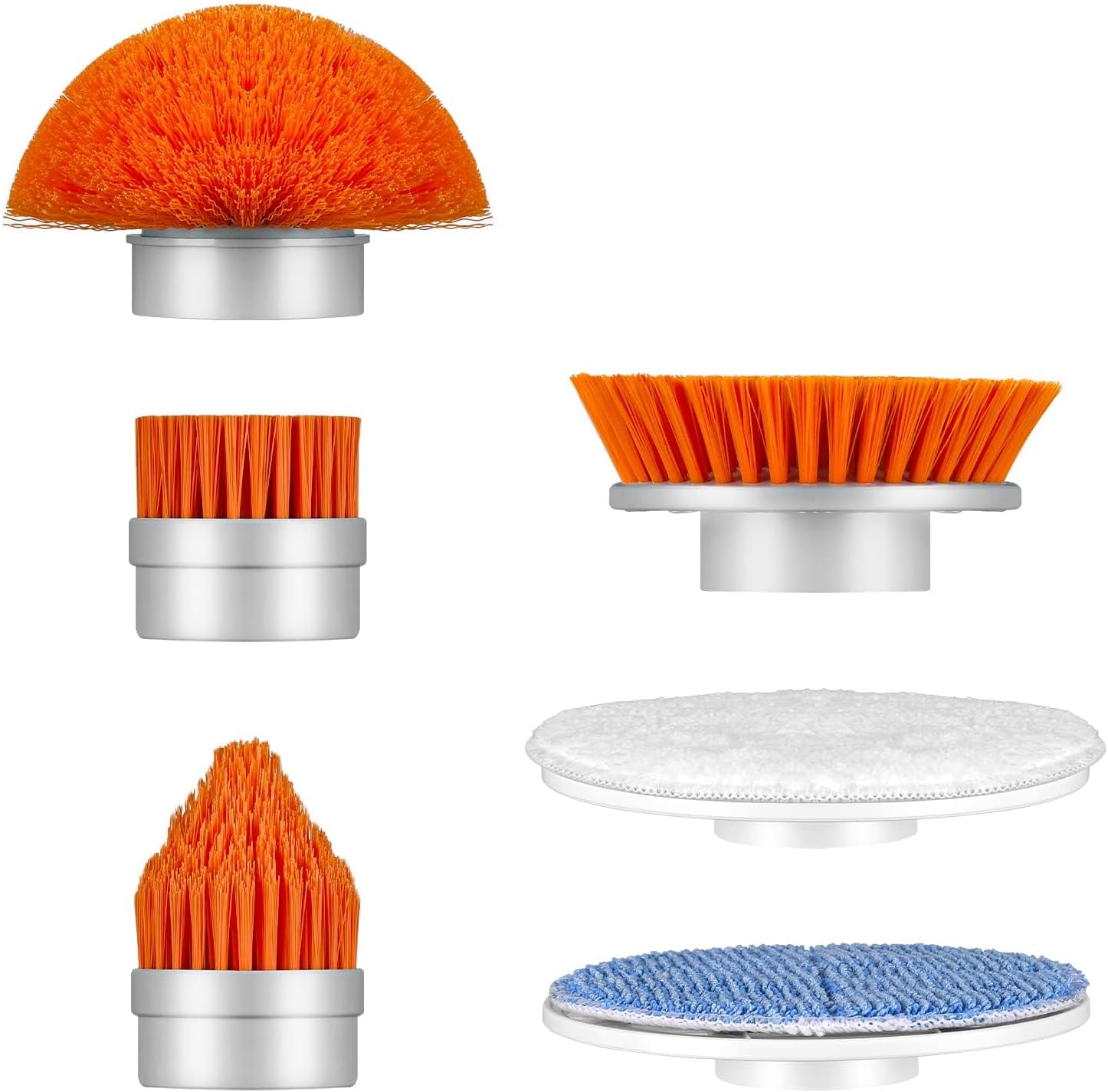 Genew Replacement Brush Heads for Electric Spin Scrubber, 6