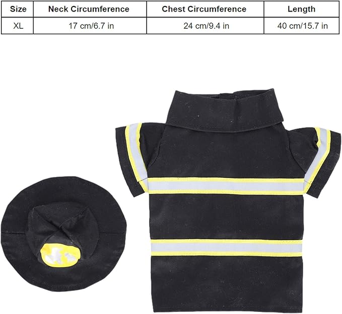 Disfraz de Bombero para Perros Talla XL - Halloween miniatura 4