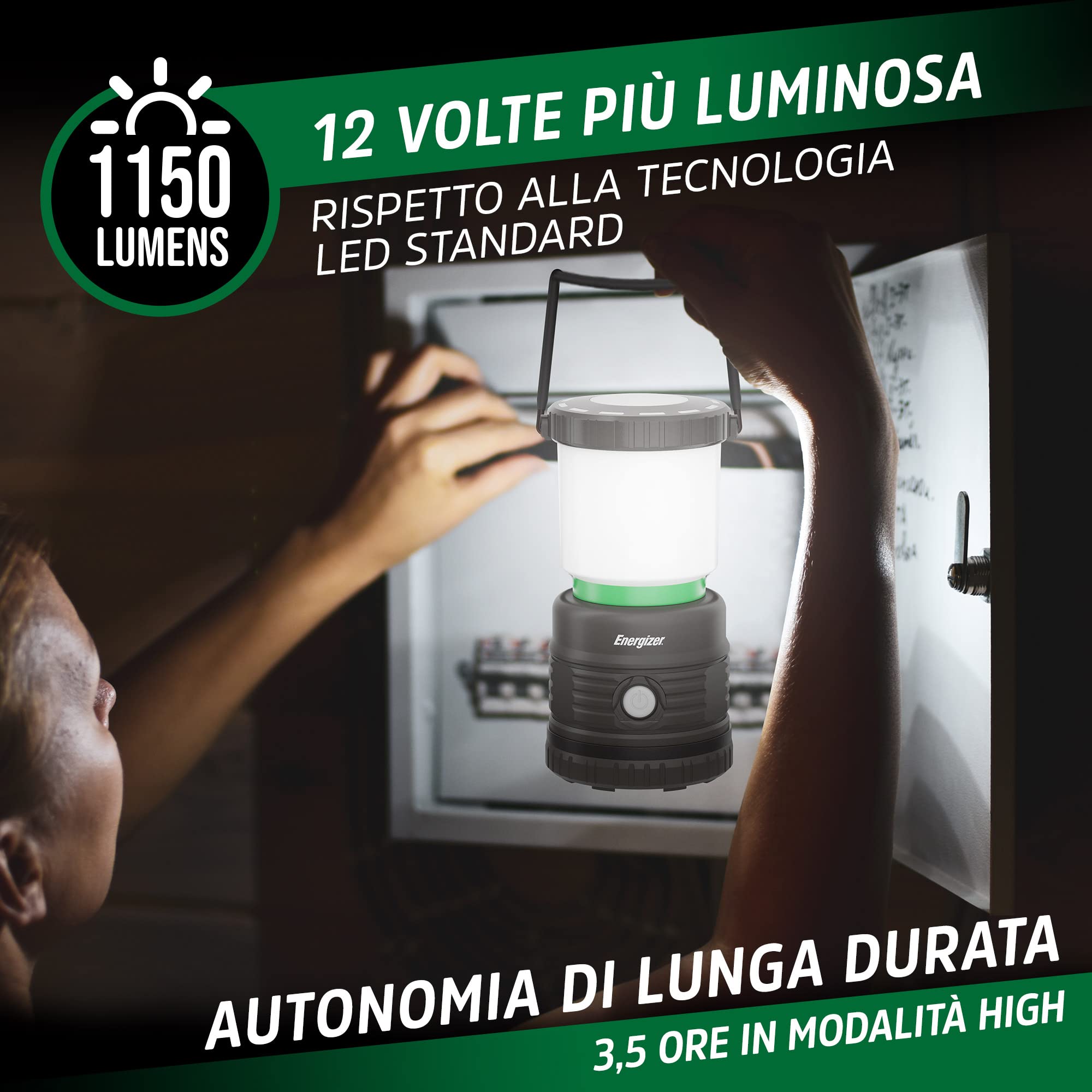 Luce solare da campeggio a LED, lanterna solare ricaricabile, LED a batteria per interruzioni di corrente, luce portatile da campeggio impermeabile, per campeggio, uragani, escursionismo, emergenza