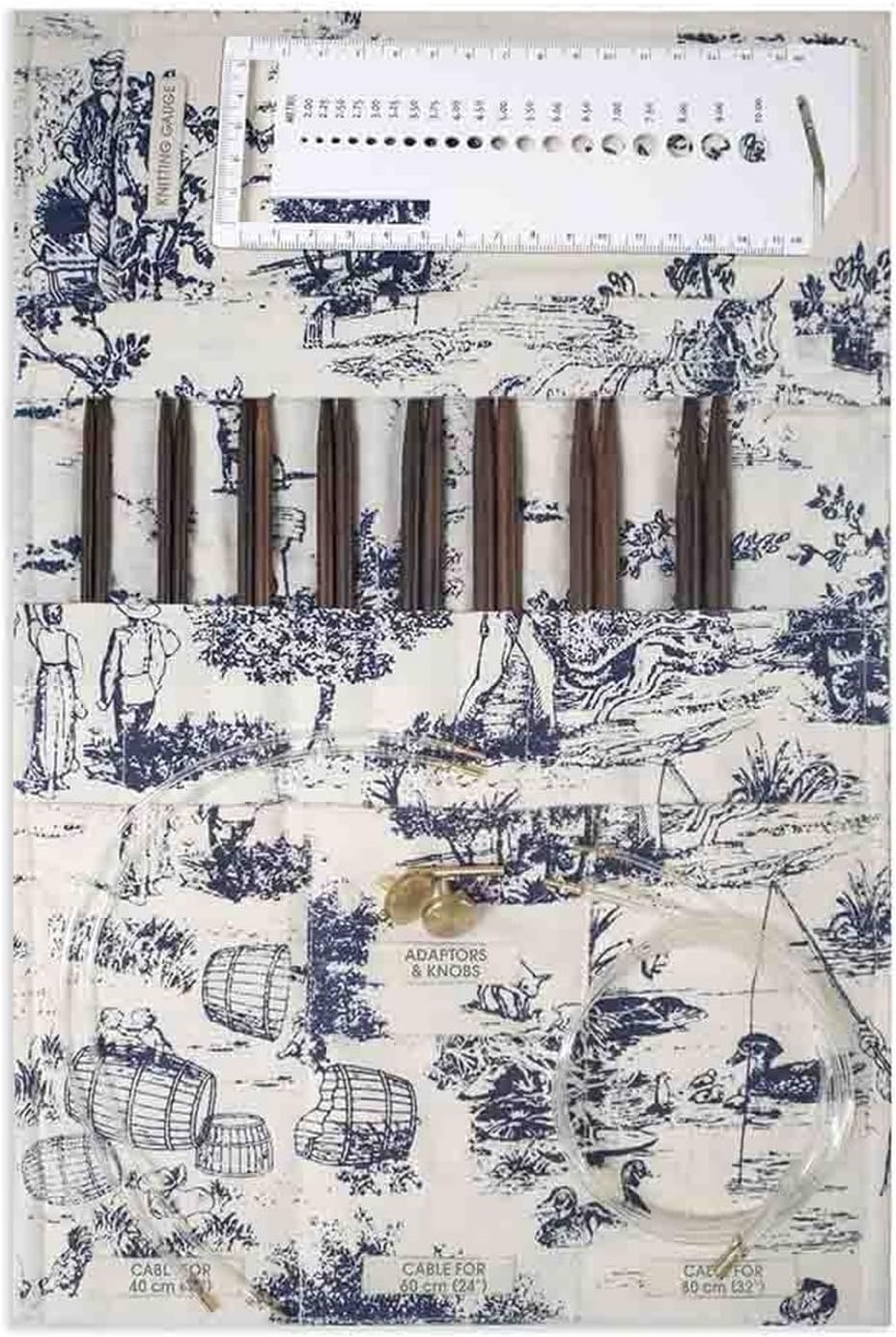 Pony Rosewood Interchangeable Knitting Needle Set 10.5 cm - 1pc