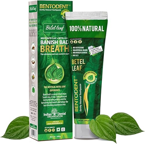 Bentodent Arcilla de bentonita de calcio remineralizante sin flúor, pasta de dientes natural, ingredientes orgánicos certificados, sin SLS, vegano,