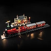 Vista 1 de VONADO Kit de luces LED compatible con Lego Hogwarts Express y Hogsmeade Station, iluminación decorativa de bricolaje para juego de tren de Harry