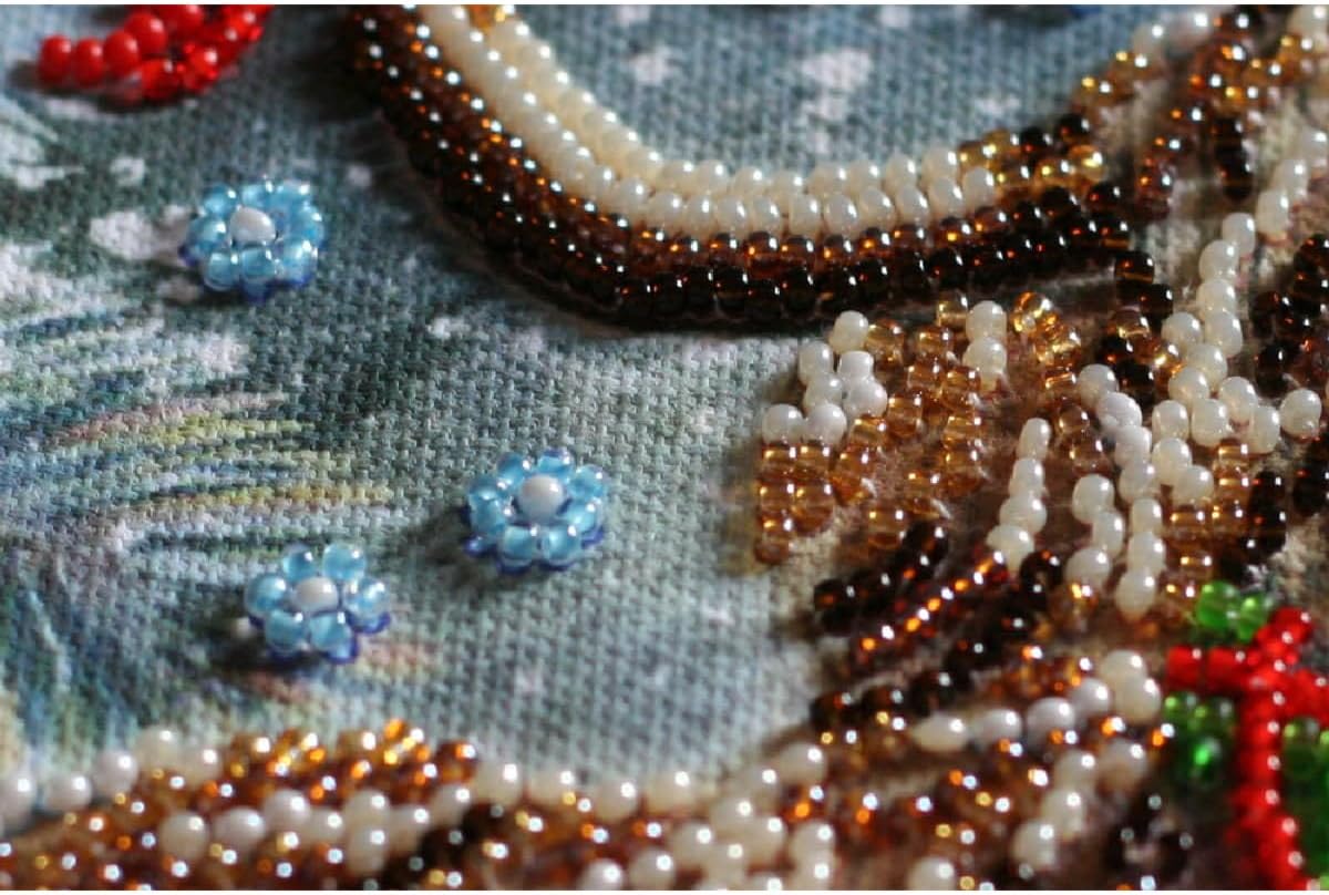 Abris Art Christmas Goby Beaded Embroidery Kit