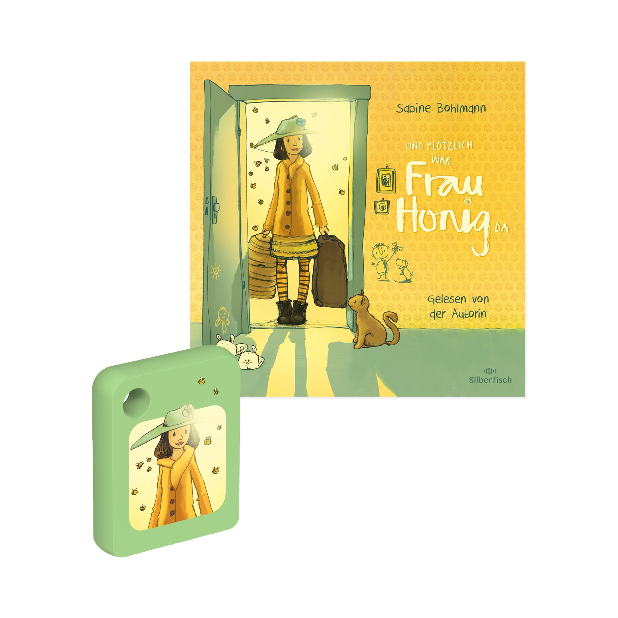 Galakto Frau Honig - Interactive Children's Features, Kids/Fun Karaoke Machine with 20-Hour Battery Life and Shared Listening via Dual Headphone Jacks