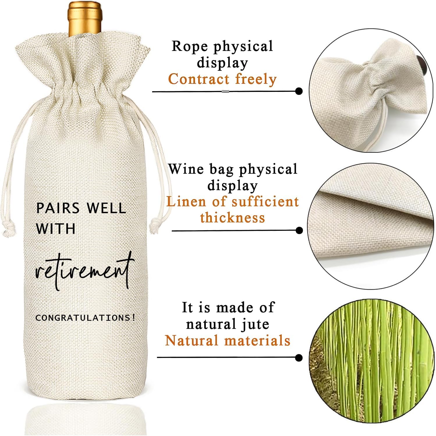 Retirement Gifts for Woman Men, Funny Retirement Wine Glass Gift, Happy Retirement Party Decor, Retired Gifts Leaving Gift for Coworkers Boss Friend (Clear-RETIRED) - Image 5