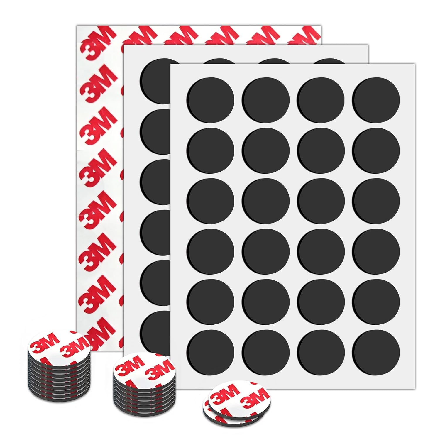 Classroom Must Haves,Magnet with Adhesive Backing,Round 1.2" - 240PCS,Bulk Package Magnetic Stickers for Decoration - Teacher Supplies