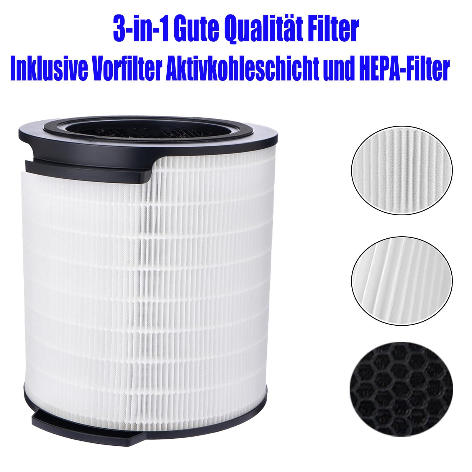 2 filtros de repuesto FY1700 para purificador de aire Philips AC1711 AC1715 serie 1000i