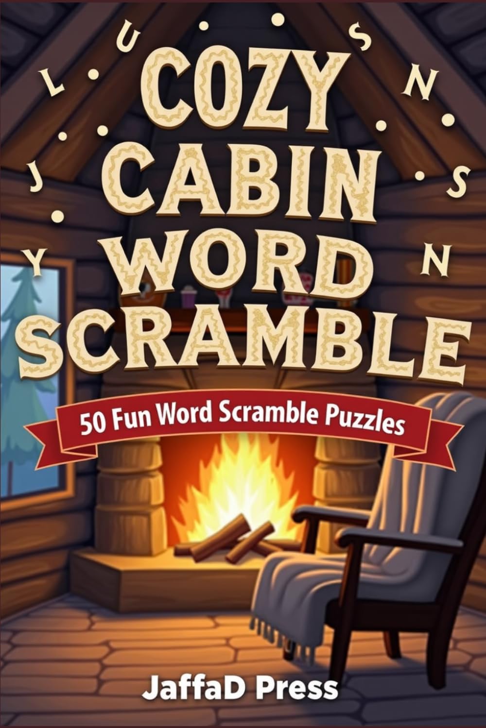 Cosy Cabin Word Scramble: A Warm and Relaxing Word Puzzle Retreat for Adults and Teens