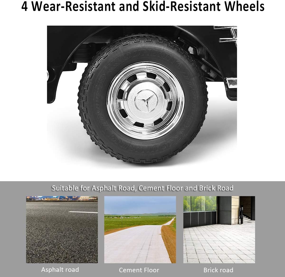 Costzon Ride On Car, Licensed Mercedes Benz 300SL, 6V Battery Powered Kids Vehicle with Parent Remote Control, Safety Belt, Lights, Music, MP3, Volume Control, Electric Vehicle for Boys & Girls, Black : Toys & Games