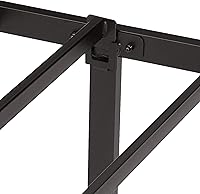 Vista 5 de Yaxa Basics - Base de cama robusta y resistente con plataforma de almacenamiento tamaño Queen, soporte de listones de acero, sin ruido, de fácil