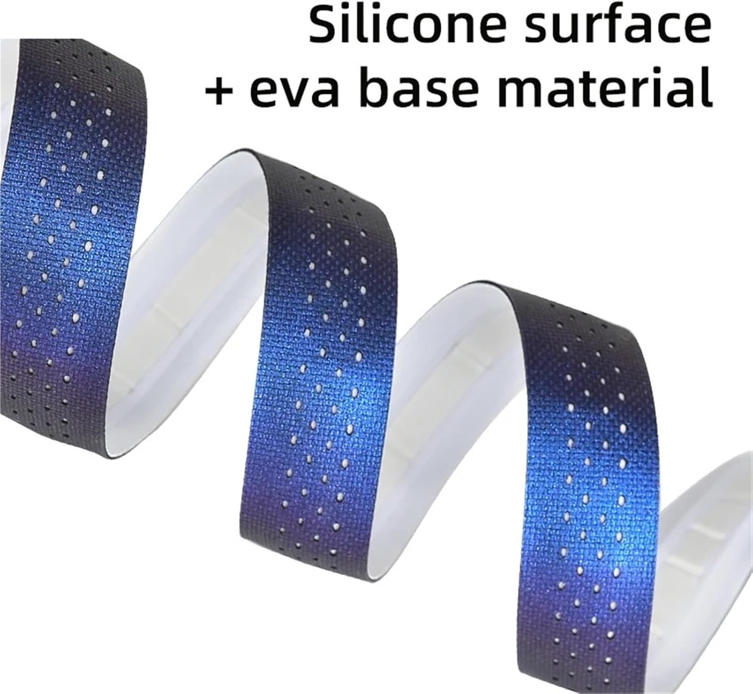 2 Pieces Road Bike Handlebar Tape - Silicone/EVA+PU, Anti-Slip Shock Absorbing, Bicycle Grip Accessories