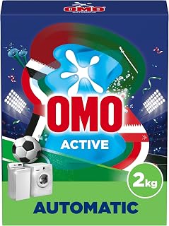 OMO Active Laundry Detergent Powder, Automatic, Limited Edition, 2kg | Washing Powder, 100% Stain Removal in 1 Wash, Long Lasting Fragrance, Dissolves Rapidly