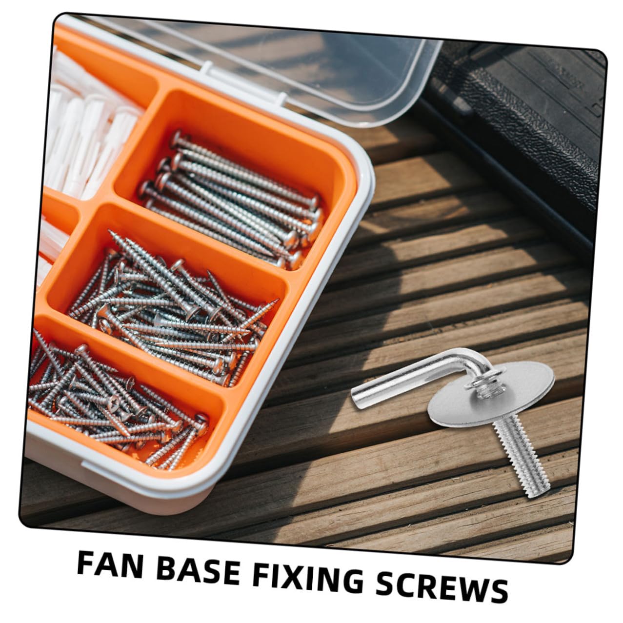 Zerodeko 2pcs Fan Stand Screw Kit Fan Base Assembly Fasteners Small Hex Head Screws for Floor Pedestal Mounting Compatible with Stand