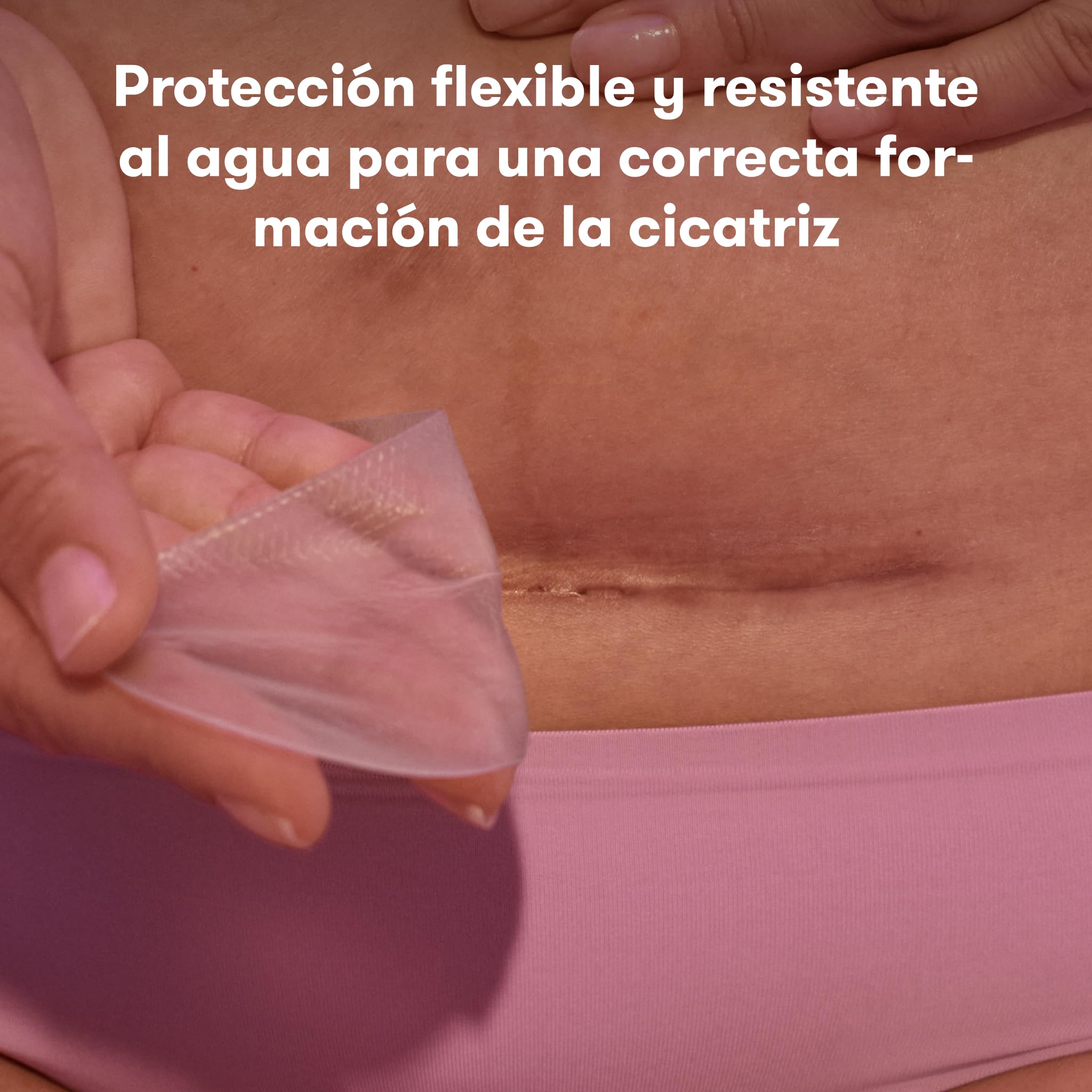 FridaMom Parches de Silicona para Cicatrices de Cesárea, 20 cm, 6 Unidades, Impermeables, Reutilizables, Grado Médico Profesional