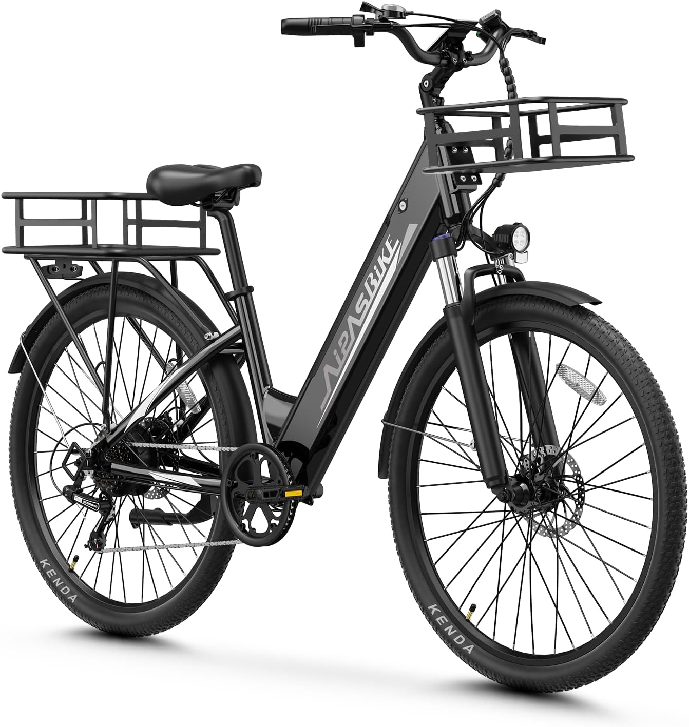 Aipas C1 Electric Bike in Black