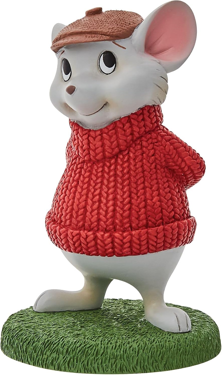 Enesco Disney Showcase The Rescuers Bernard Miniature Figurine, 3.5 Inch, Multicolor