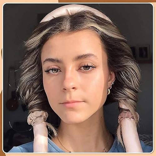 Miniatura 3 de Varilla rizadora sin calor sin calor para rizar cinta de seda rizadora para rizar para dormir suave diadema varita ondulada herramienta de peinado