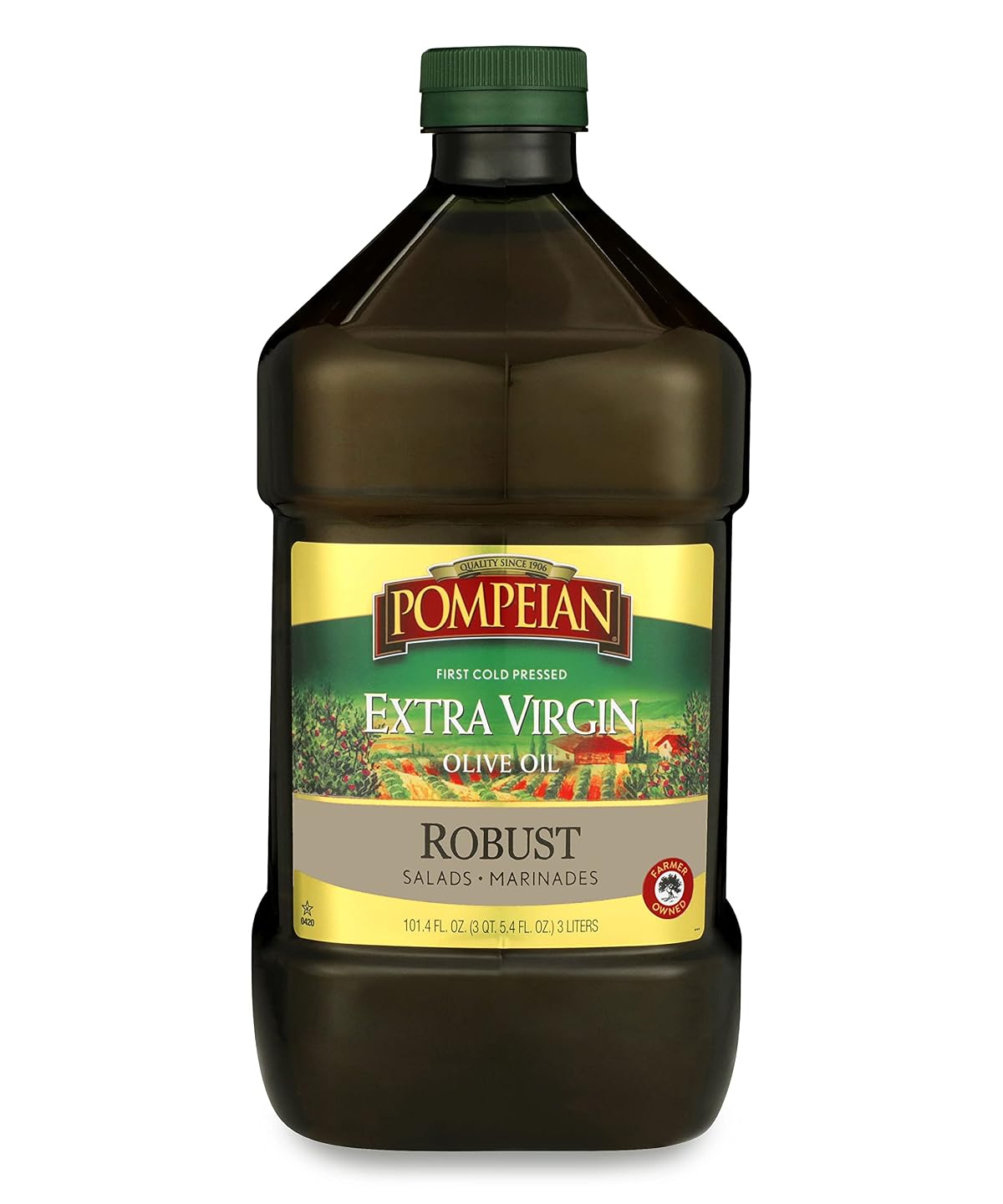 Pompeian Robust Extra Virgin Olive Oil, First Cold Pressed