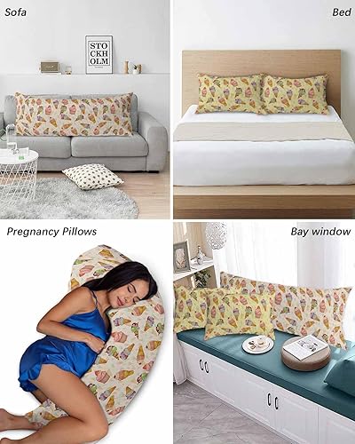 Miniatura 6 de Fundas de almohada de verano tamaño King, fundas de almohada suaves para cama, fundas decorativas de lujo, sofá decorativo de lujo, funda de cojín