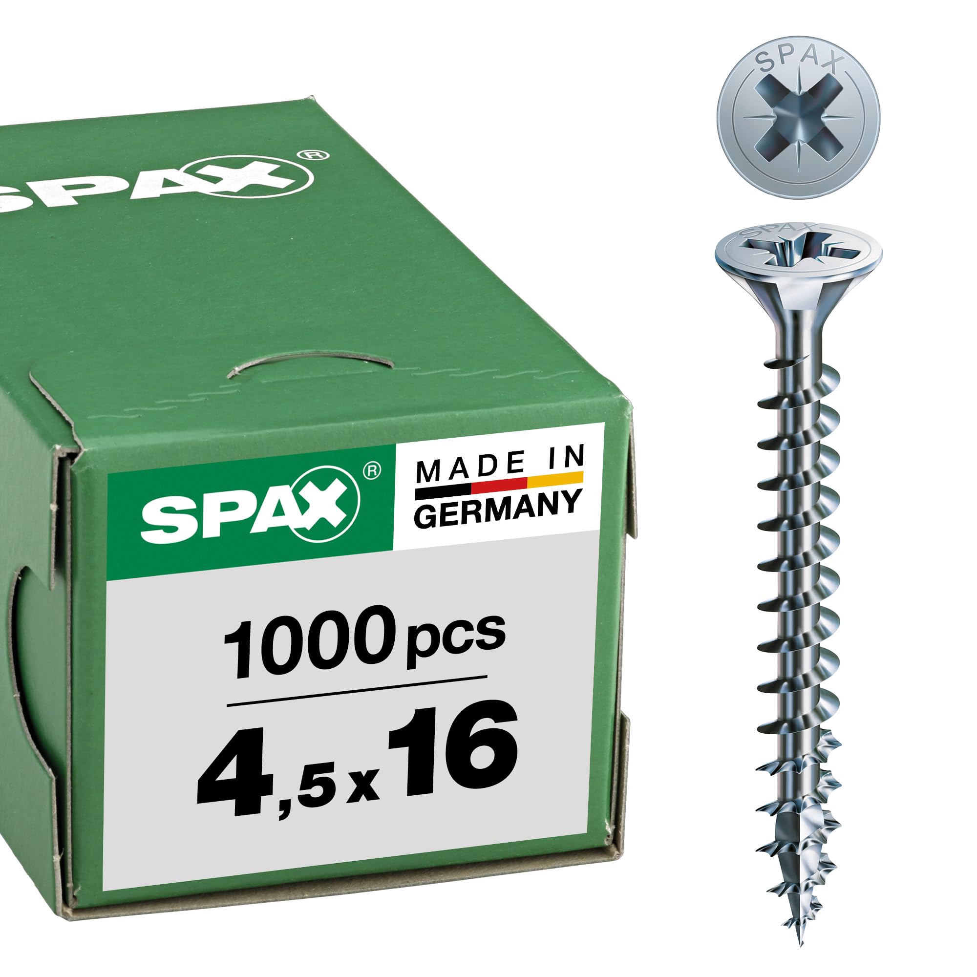 SPAX - Tornillo cincado claro, 4,0 x 40 mm, 200 Unidades — view 99
