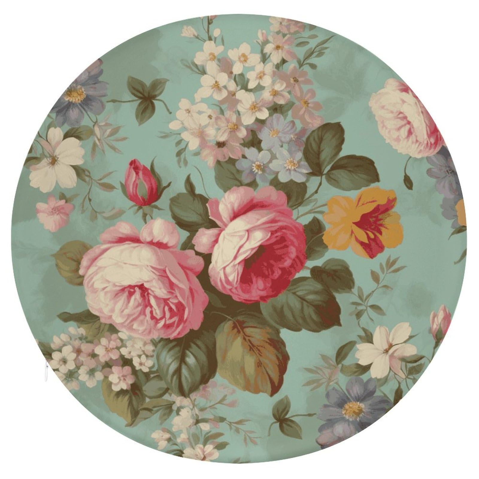 Coussin de chaise rond vintage en mousse pour sublimer votre balcon et salon de jardin