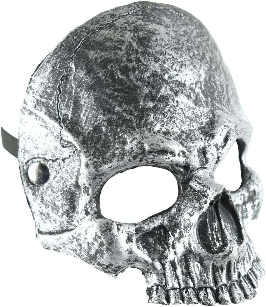 Foam Skull Face Mask Halloween Costume Accessory - Image 3