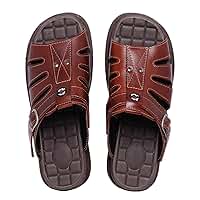 Sandália Chinelo Masculino Couro Legítimo Anti-stress…