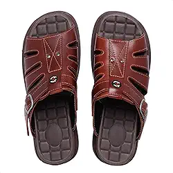 Sandália Chinelo Masculino Couro Legítimo Anti-stress…