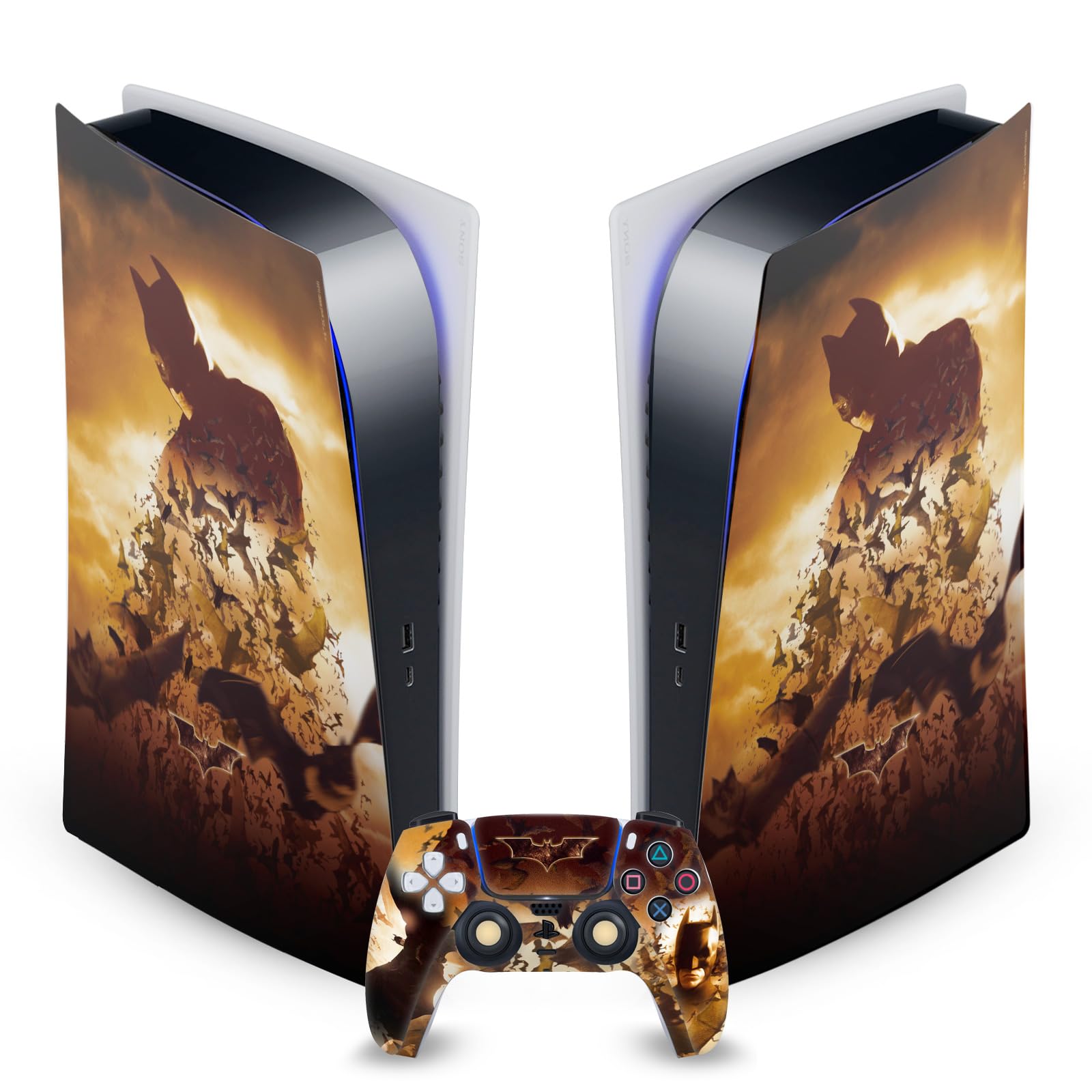 Vinyle pour PS5 Digital Batman Begins autocollant manette DualSense - 7