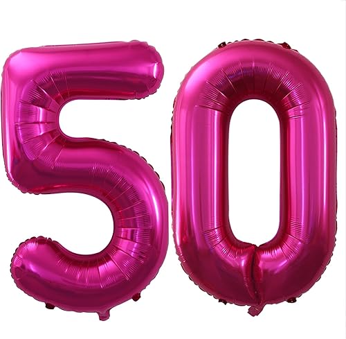 Miniatura 166 de GOER Globos con el número 40 para decoraciones de fiesta de cumpleaños número 40, globos de helio de aluminio jumbo de 42 pulgadas para 40