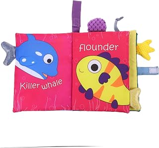 WHAMVOX 1pc Toy Book Kids Playset Sea Animal Toys Kids Books Cloth Books Toy Educational Book Infancy Book