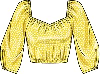 Vista 6 de Simplicity Misses' Tops - Paquete de patrones de costura, código S9749, tallas 8-10-12-14-16, multicolor