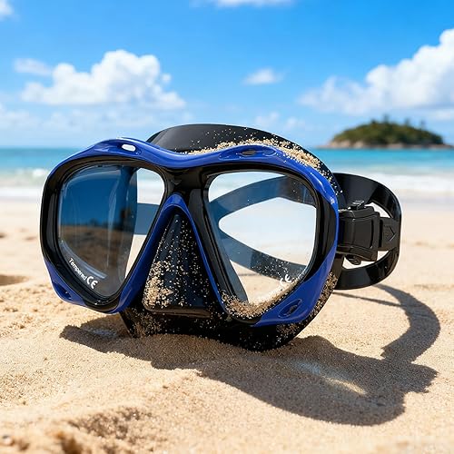 Miniatura 7 de Scuba Mask Adults, Diving mask, Snorkel Swimming Goggles with Nose Cover for Youth, Free Diving Mask, Panoramic HD Tempered Glass Snorkeling Gear