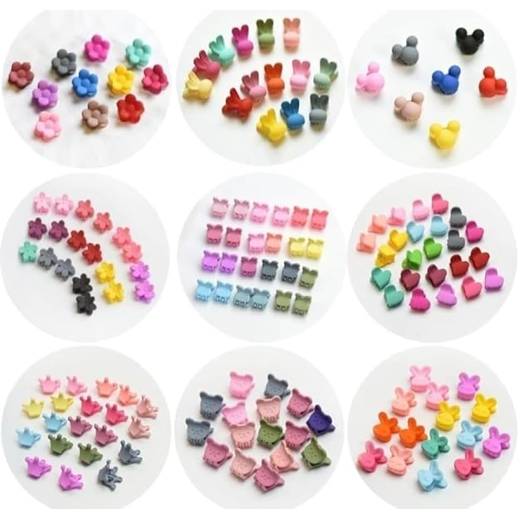 Baby Girls Mini Hair Clips | Cute Cartoon Clutcher Set | Colorful Hair Accessories | Kids Hair Claw Clip | Fashion Hair Set Pack of 30-image-13