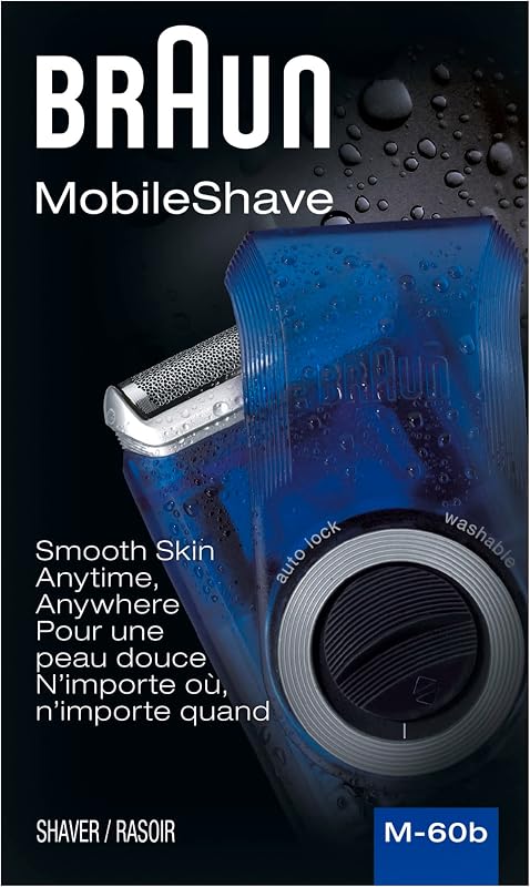 Maquinilla de afeitar eléctrica para hombres, Afeitadora eléctrica celular de láminas M60b, lavable