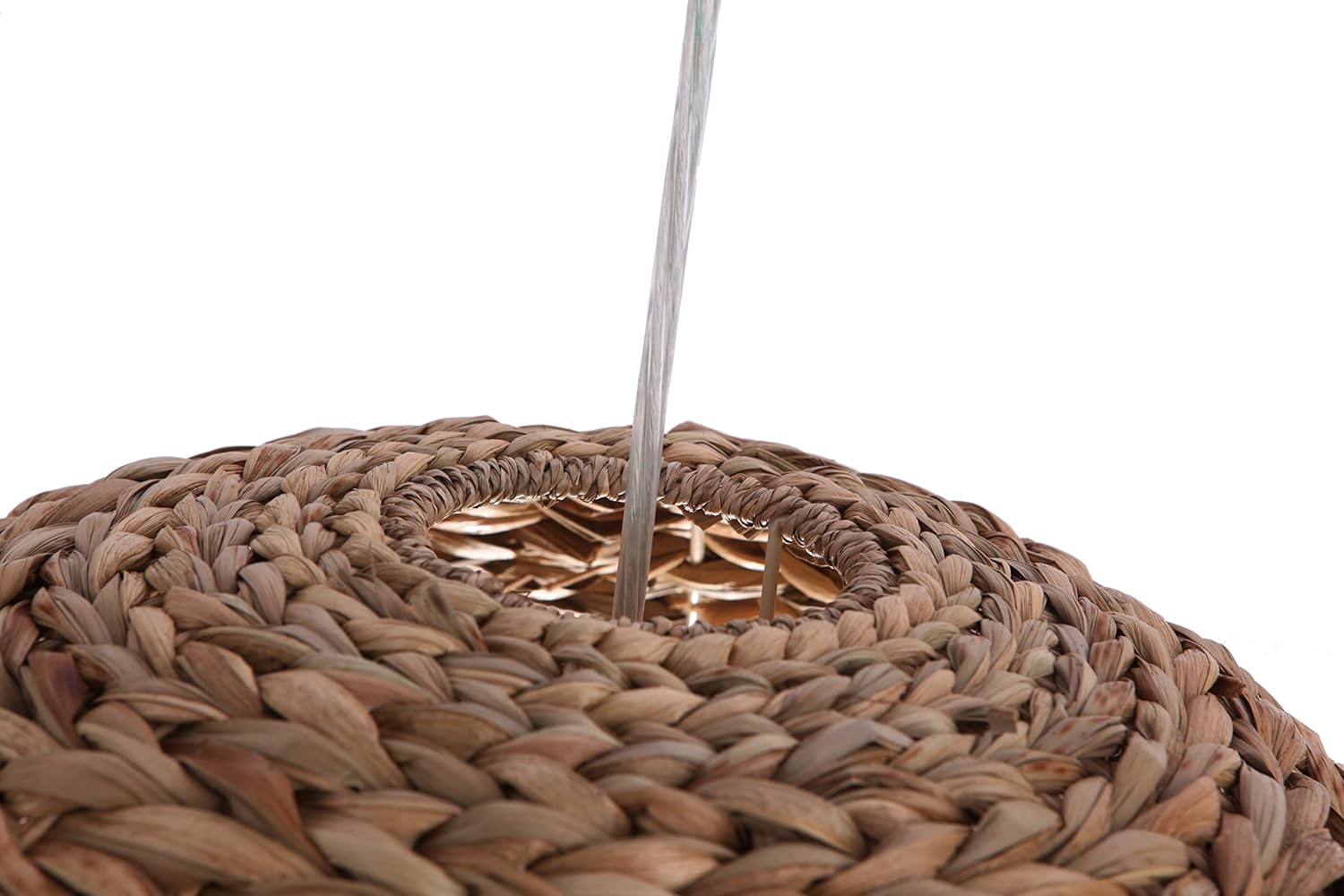 Craftmade Natural Pendant 1 Light Woven Sea Grass Dome, 22" W x 13.75" H, P2005-NT