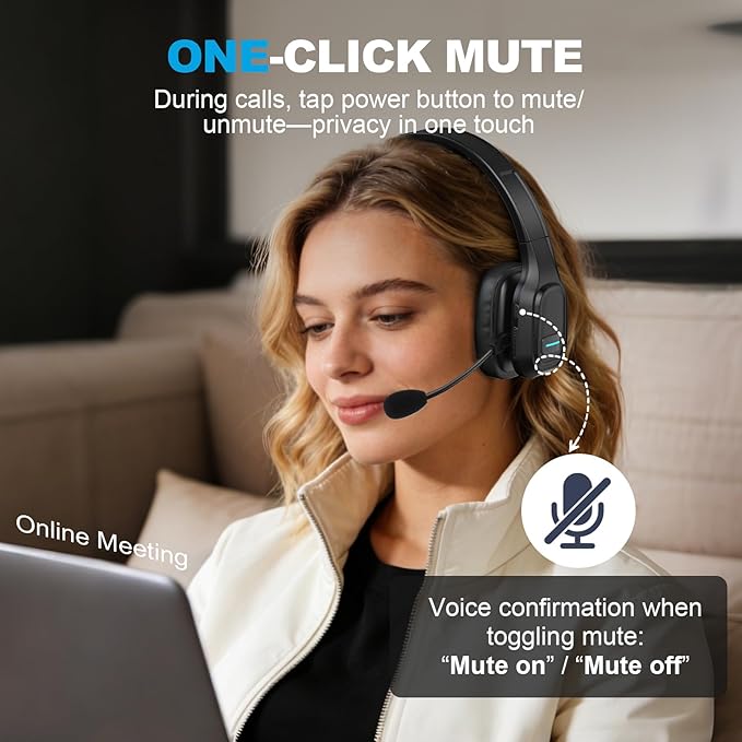 Auriculares Bluetooth con Micrófono y Dongle USB para Conductores miniatura 7