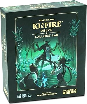 Incredible Dream Kinfire Delve: Callous' Lab | Quick-to-Table Cooperative Dungeon-Crawling Card Game | Affordable, Streamlined Fantasy Adventure | Ages 14 and Up | Made