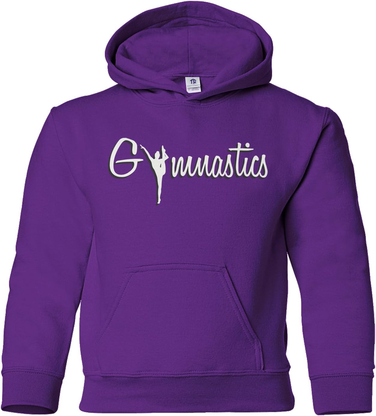 Threadrock Big Girls' Gymnastics Youth Hoodie Sweatshirt