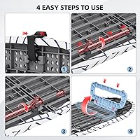 Vista 4 de Tabla de planchar pequeña, mini tabla de planchar plegable, tabla de planchar pequeña con cuerda para colgar, tablas de planchar portátiles