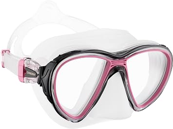 Cressi Adult Dive Mask with Advanced Fog System and Improved Downward Visibility - Quantum Made in Italy
