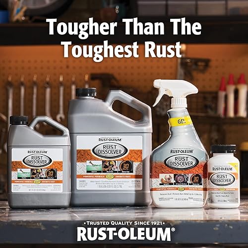 Miniatura 10 de Rust-Oleum Eliminador de óxido para remojar y bañar removedor de corrosión resistente para herramientas metálicas, automóviles, bicicletas,