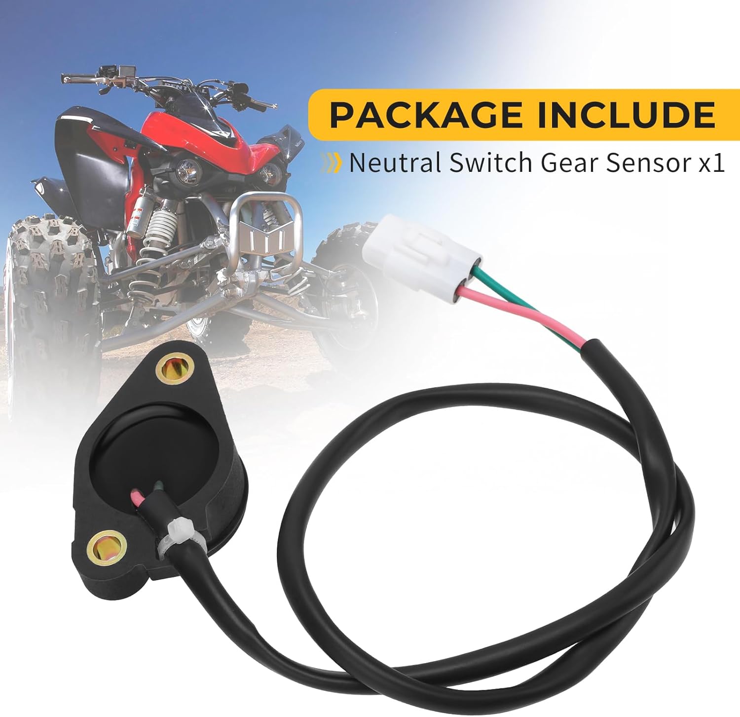 M MATI Neutral Switch Gear Sensor for Kawasaki ATV KFX450R 2008-2014 13151-0038