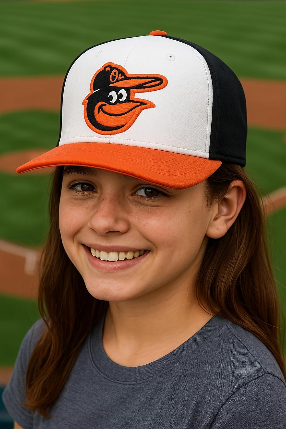 Officially Licensed Baltimore Kids Baseball Hat Adjustable Classic Team Logo Youth Cap
