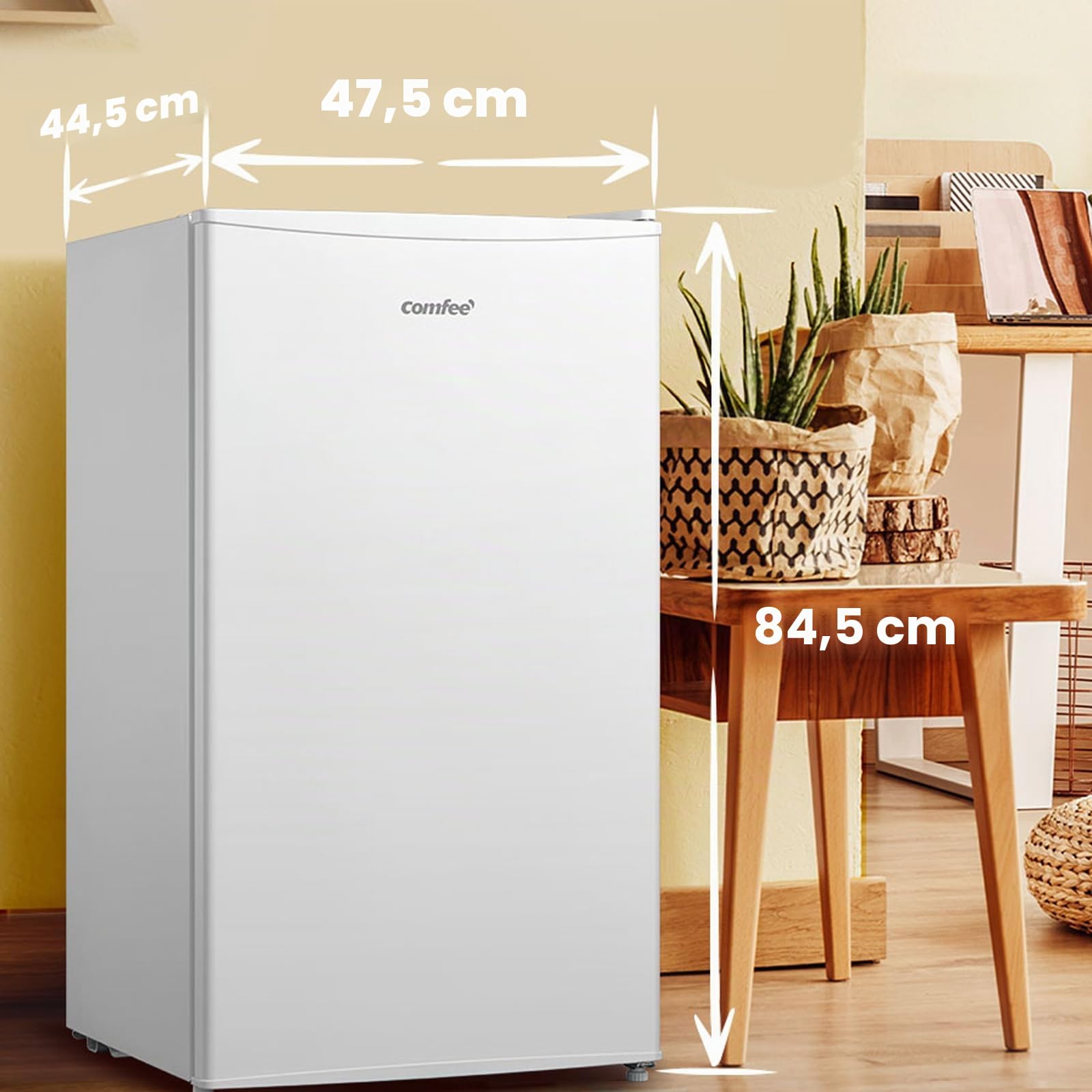 COMFEE' RCU60WH2(E) Gefrierschrank senkrecht mit Schubladen 60L – Bild 2