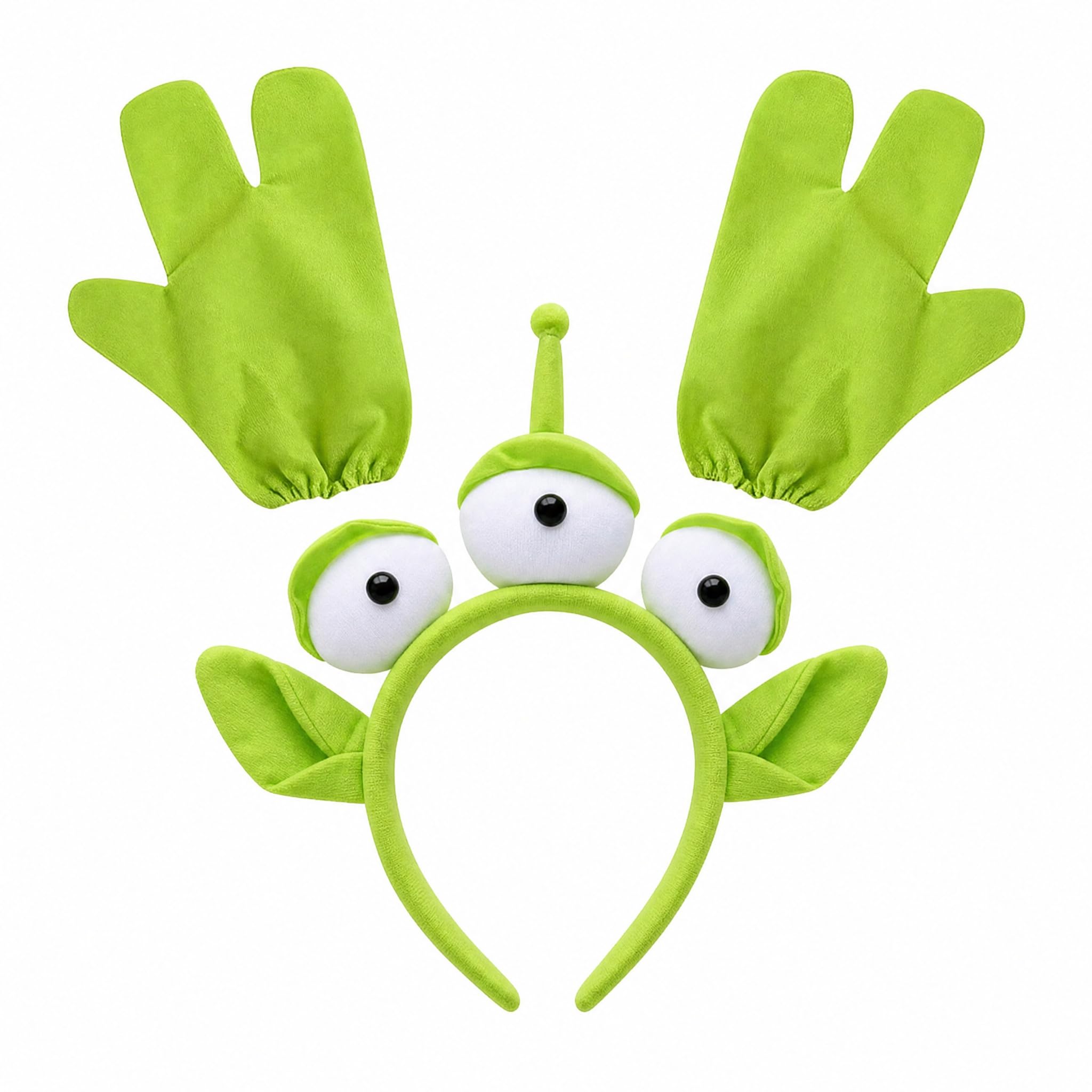 Space Eyeball Hairband with Gloves, 2pcs Alien Costume Accessories Set