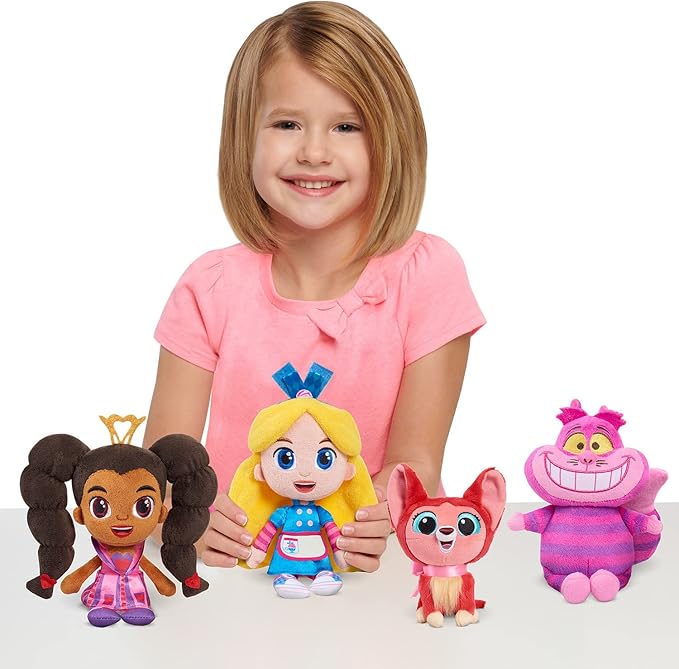 Disney Junior Alice’s Wonderland Bakery 8 Inch Alice Small Plush Doll, Kids Toys for Ages 3 Up by Just Play