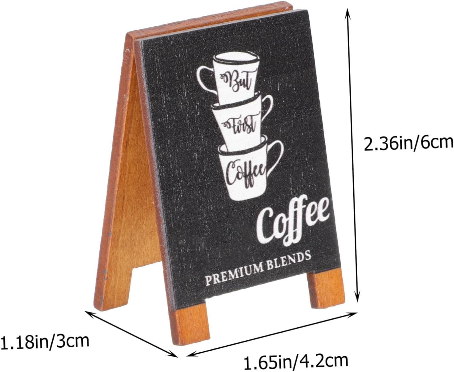 3Pcs Wooden Message Clamps Vintage Memo Holders Desktop Photo Clips Portable Decorative Clips for Office and Home Organization Style image 2