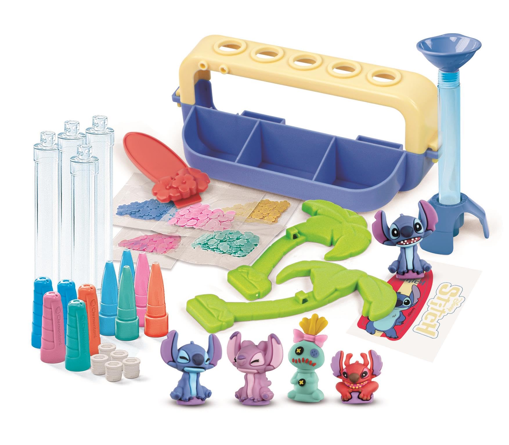 Clementoni Stitch Pen Lab – stwórz kolorowe długopisy inspirowane ściegiem z akcesoriami i narzędziami dla dzieci od 6 lat